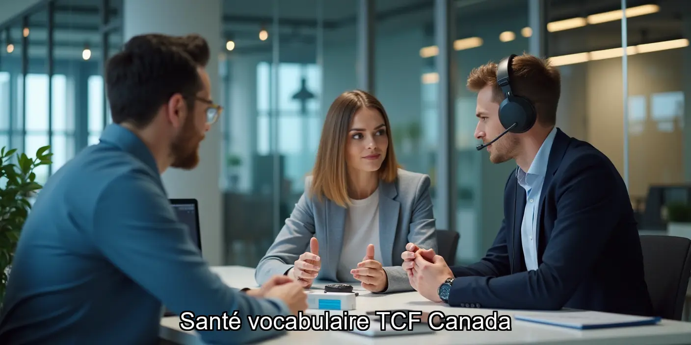 Thèmes fréquents du vocabulaire TCF Canada : La santé