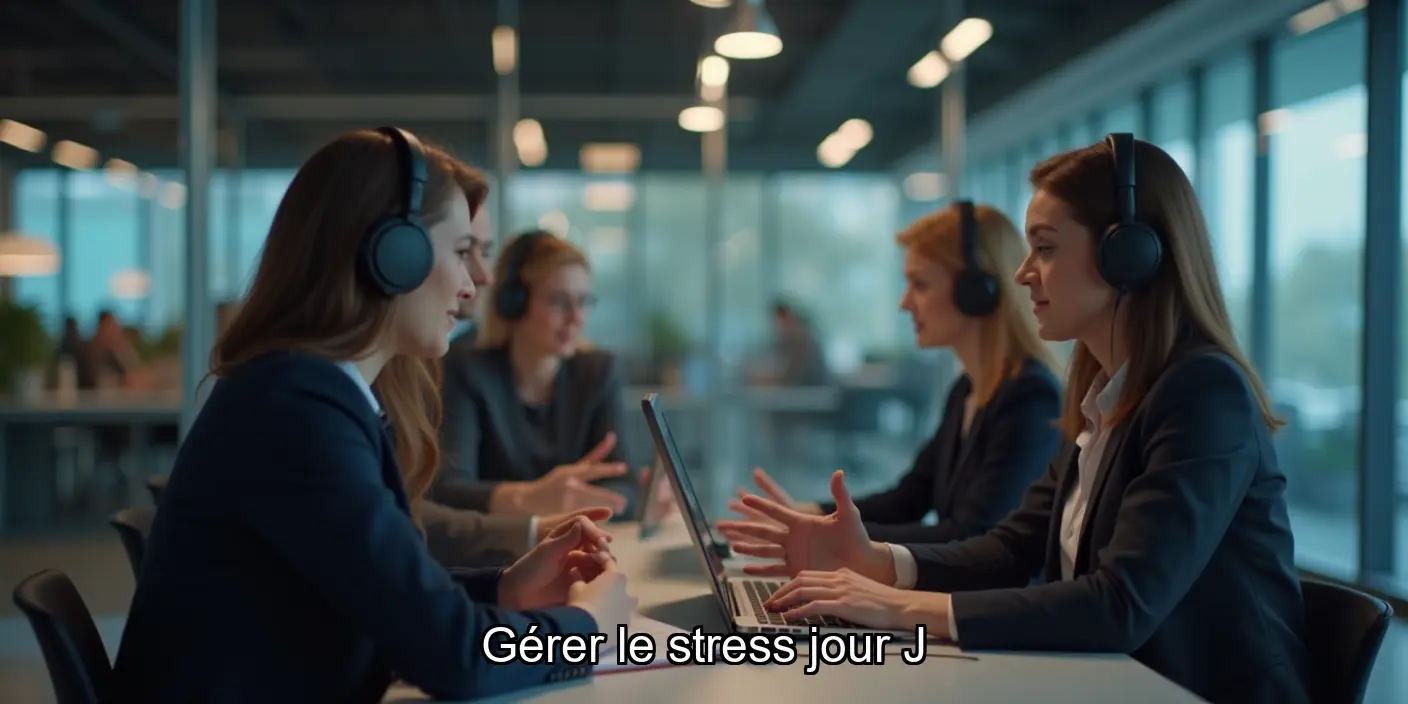 Conseils pour gérer le stress le jour J